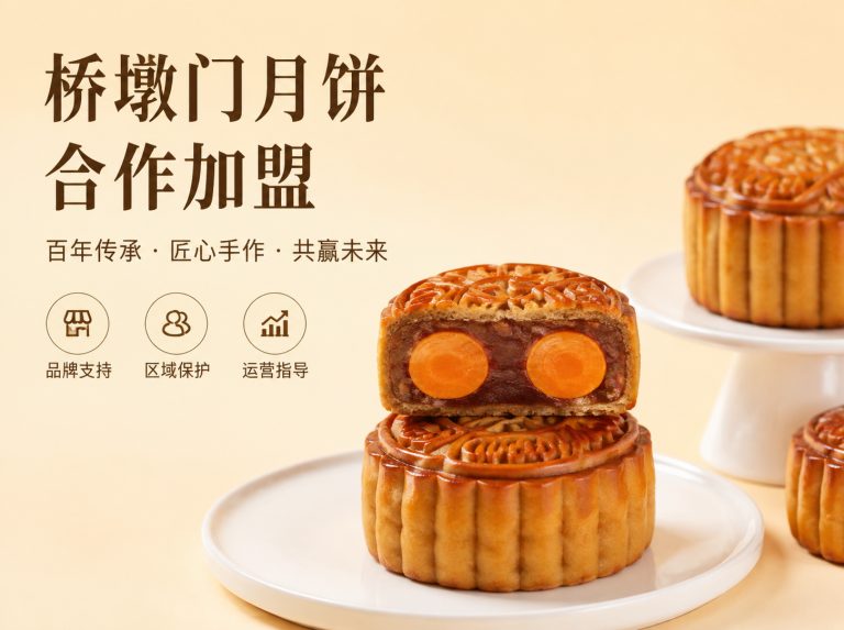 龙港桥墩门精品果仁大月饼